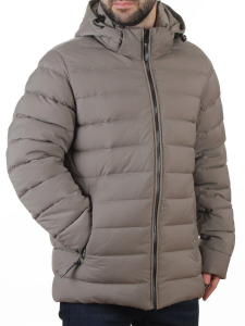 6276 GRAY Куртка мужская зимняя (200 гр. холлофайбер)