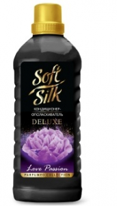 Кондиционер-ополаскиватель д/тканей Soft Silk Deluxe Love Passion 1л Фабрика Ромакс