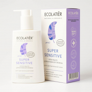 Ecolatier Inspirat.Мыло-крем д/интим.гигиены Super Sensitive д/чувств.кожи 250мл с дозат.