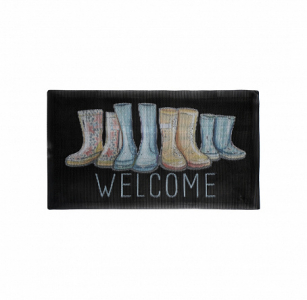 Коврик придверный 3D BOOTS 45х75см