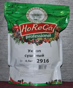 HORECA ПАКЕТ 0,3 КГ УКРОП СУШЕНЫЙ