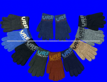 Перчатки детские на мальчиков с начесом арт. Е 0846