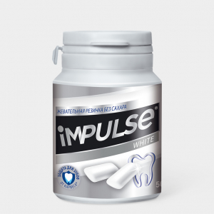 «Impulse ICE», жевательная резинка WHITE, 56 г