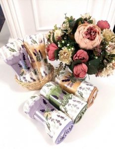 Полотенце из микрофибры с вышивкой 