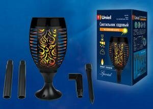 Садовый светильник на солнечной батарее «Факел маленький» (USL-S-183-PM490 SMALL TORCH)