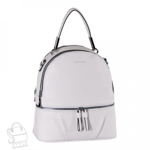 Рюкзак женский 69135 white Velina Fabbiano-Safenta