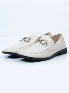 03-DP93-3 LT. BEIGE Лоферы женские (натуральная кожа)