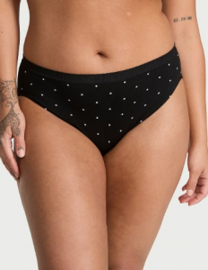 Seamless Heart Stripe High-Leg Brief Panty