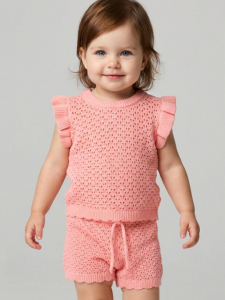 Комплект для девочки: футболка, шорты