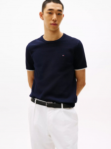Tipped T-Shirt Sweater