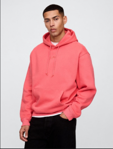 Oversized Vintage Soft Gap Mini Logo Hoodie