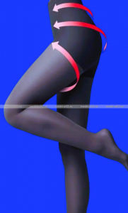 Капроновые колготки Conte ACTIVE 40 корректирующие черные