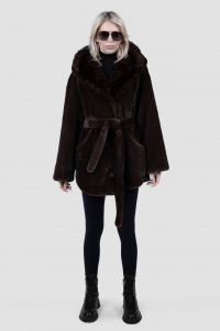 02-3288 Пальто женское шубка эко-мех