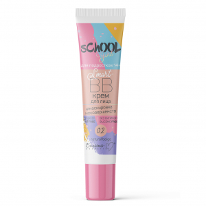 Smart-BB крем для лица sChOOL Girl  Белита-М бежевый тон 02 natural beige выравнивает