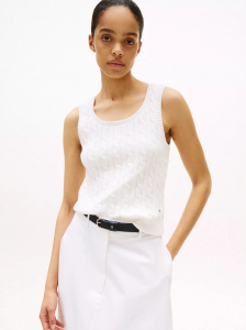 Cable Knit Sweater Tank