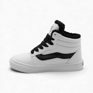 Кроссовки на меху 6687-3 белые