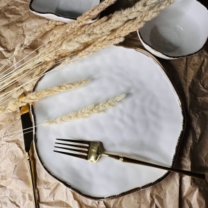 142-004 Набор из 6 тарелок 23х2,5см ОФЕЛИЯ в под.уп.(х4)Фарфор