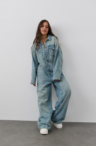 Комбинезон джинсовый брючный ZADUMOV №4