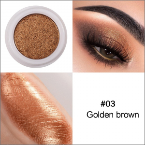 Тени с металлическим эффектом Handaiyan, Цвет 03 Golden Brown