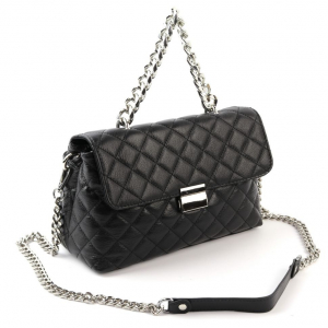 Женская кожаная сумка 1684-С Блек