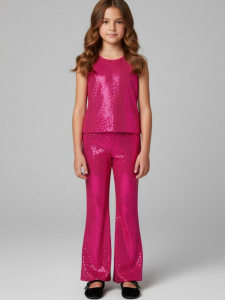 Комплект для девочки: топ, легинсы