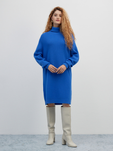 Платье вязаное из шерсти мериноса