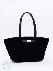 Сумка женская кожаная 1034M black Polina&Eiterou  в Новосибирске