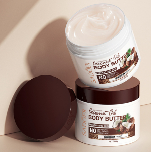 Питательный крем для тела с экстрактом кокоса SADOER Nourishing Coconut Oil Body Butter, 200 гр.