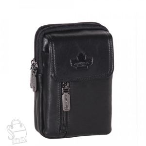 Сумка мужская кожаная 32717Z black Zinimsk