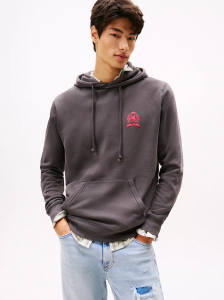 Tommy Jeans Garment Washed Crest Hoodie
