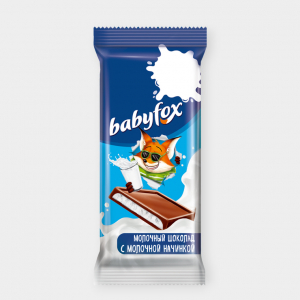 «BabyFox», молочный шоколад, 24 г (упаковка 30 шт)