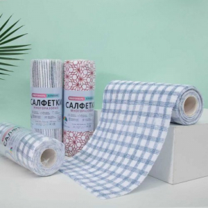 Полотенце отрывное с рисунком (цвета в ассортименте)