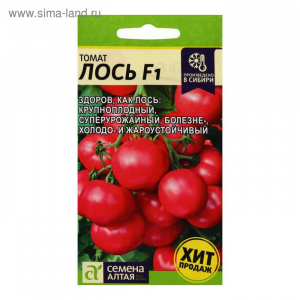 Семена Томат Лось, F1, индетерминантный,высокорослый, 3 шт