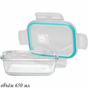 588-480 Блюдо с крышкой в под.уп.(х36)Стекло