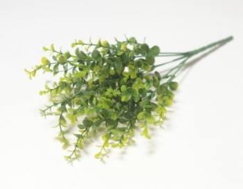 Искусственные цветы, Ветка в букете пластиковая брусничник (1010237) зеленый