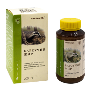 Барсучий жир 200 мл - БАД, 