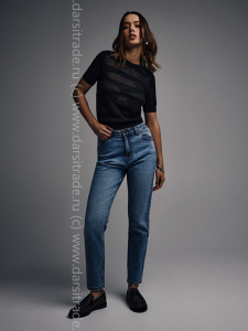 Брюки джинсовые женские Con-626 Elegant Conte Дроп