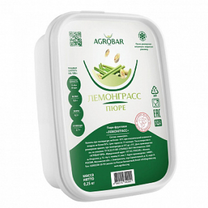 Пюре Лемонграсс (Агробар) замороженное, 250 г
