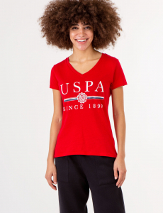 USPA MEDALLION V-NECK T-SHIRT