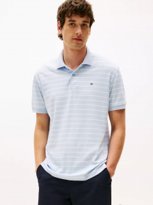 Regular Fit Stripe Cotton Polo