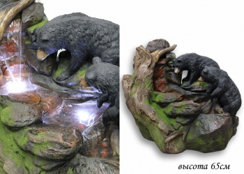 126-007 Фонтан 65см.(х1)Полистоун