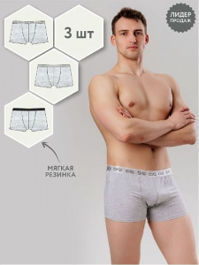 фb75005к Трусы мужские (в упаковке 3 штуки) BRO боксеры