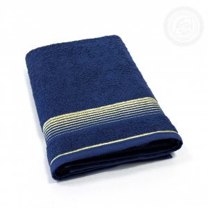 Полотенце махровое ГАРМОНИЯ (темно-синий)