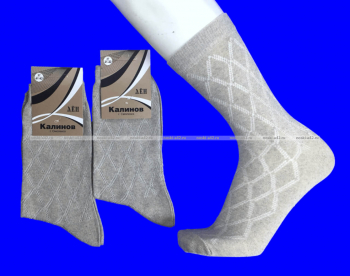 КАЛИНОВ носки мужские Смоленск лён арт. М-8