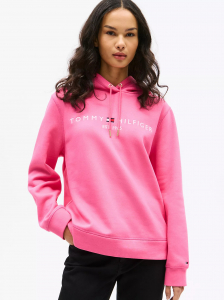 Embroidered Tommy Logo Hoodie