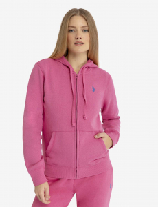 FLEECE FULL ZIP LOGO HOODIE