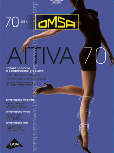Колготки женские Attiva 70 XXL Omsa Дроп