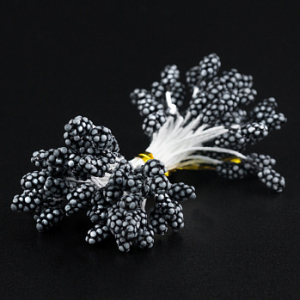 Тычинки на нитке Чёрные большие, 50 шт