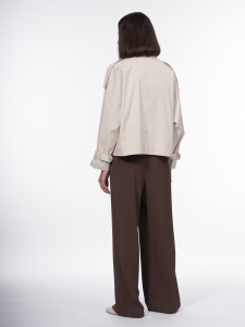 Куртка-ветровка из плотной ткани на основе хлопка