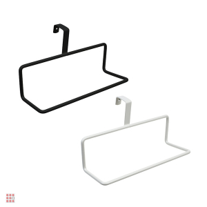 Держатель навесной на дверь кухонного шкафа, 19х11х10см, металл, 2 цвета